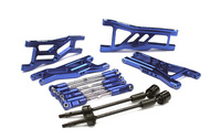 Комплект рычагов, тяг и карданов из алюминия (синий) для Traxxas 1|10 Slash 2WD - T8129BLUE