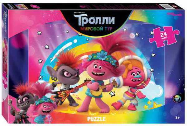 Пазл макси Step Puzzle *Trolls - 2. POP Life*, 24 элемента - 90067