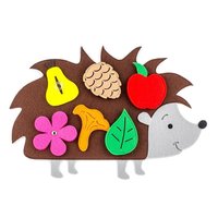 Развивающая игра из фетра Ежик - 1201001