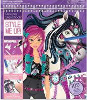 Альбом с трафаретами *Модная наездница* STYLE ME UP! - 1435