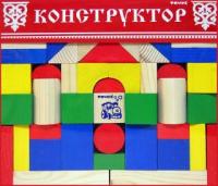 Конструктор Цветной, 65 деталей - 6678-65