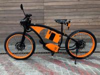 Электровелосипед PG-BIKES BB2 черно-оранжевый