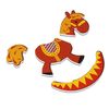 Магнитная игра *СЛОЖИ ИГРУШКУ!* 28 магнитов, 2 игровых поля Играй Думай Твори Bondibon - ВВ5189