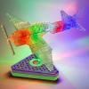 Конструктор со светодиодами Laser Pegs Грузовой самолёт, 12 в 1, 80 элементов - G1670B