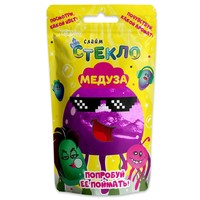 Слайм *Стекло* Медуза, фиолетовый неон, 150гр. - 00-00001412