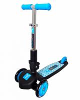 Самокат Y-SCOO RT TRIO 120 blue - 4414