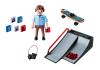Конструктор Playmobil Экстра-набор: Скейтбордист с пандусом - 9094pm