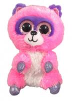 Мягкая игрушка ABtoys Енотик розовый, 15 см - M0052