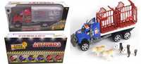 Автовоз с четырьмя фигурками животных Junfa Toys - C-00369