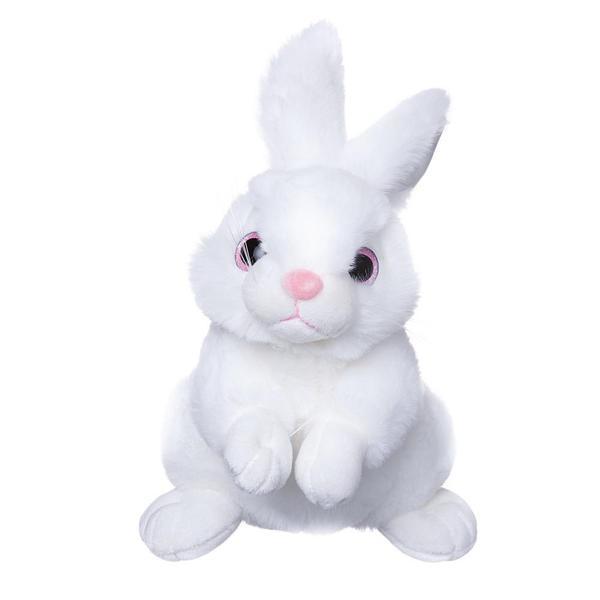 Мягкая игрушка ABtoys В дикой природе Зайка белый, 20 см - M4970