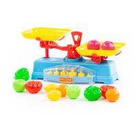 Игровой набор Полесье Весы и комплект продуктов, 12 элементов - П-53787