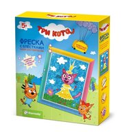 Фреска с блестками *Лапочка. Три кота* - 405102