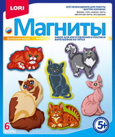 Фигурки на магнитах *Домашние кошки* - М-064