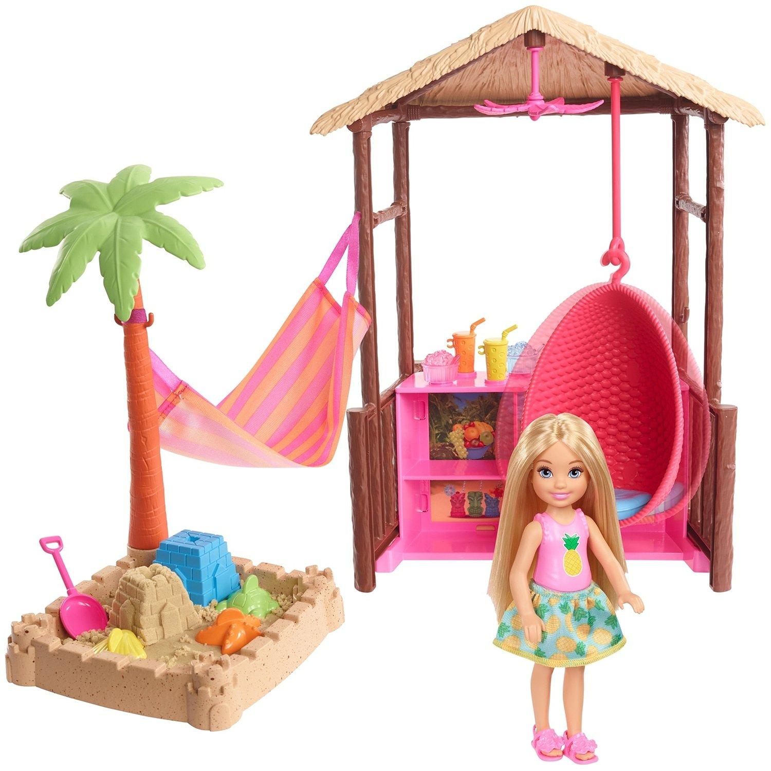 Игровой набор Barbie Челси в хижине Тики  - FWV24