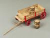 Сборная модель Shipyard телега с бочками (№80), масштаб 1:72 - ML080