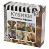 Кубики *Животные Африки* (без обклейки), 9 шт - 00722ДК