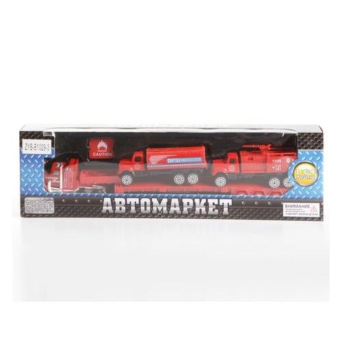 Набор машинок Zhorya Пожарные машины, 1:64, ZYB-B1029-3 - А55957