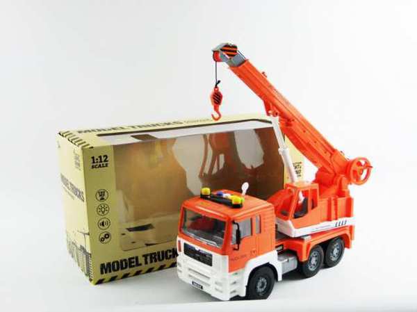 Инерционный кран Junfa Toys 1:12, свет, звук - MY360D