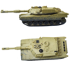 Радиоуправляемый танковый бой R-Wings Армата T14 + M1 Абрамс США масштаб 1:28 2.4G - RWG99852
