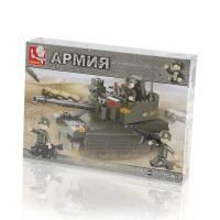 Конструктор SLUBAN *Армия: Танк *Леопард*, 2240детали - JB900158
