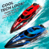Радиоуправляемый катер HJ Toys Red SpeedBoat с сумкой RTR 2.4G - HJ808-A1-BAG