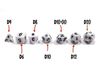 Набор Zvezda из 7 белых игровых кубиков для ролевых игр, 7 шт - ZV-1141