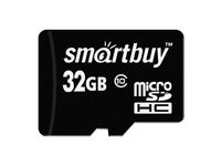 Карта памяти SMART BUY microSDHC-32 Gb class 10 - SB32GBSDCL10