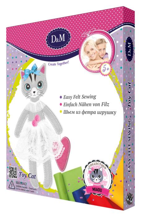 Набор для создания игрушки из фетра D&M "Кошка Алиса"