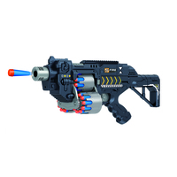 Автомат Le Neng Toys черный с мягкими пулями - LNT-G2B