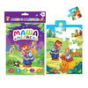 Пазл мягкий Malamalama Маша и медведь, 12 элементов - 68227-9