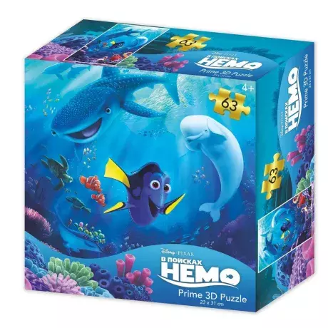 Пазл-стерео Prime 3D В поисках Немо, 63 детал. - 13852