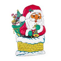 Новогоднее панно Snowmen *Санта Клаус на крыше* - Е94324