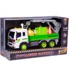 Машинка Abtoys Спецтехника Мусоровоз с мусорными баками, инерционная, свет, звук масштаб 1:16 - C-00493