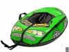 Санки надувные овальные Тюбинг МАШИНКА Best Racer зеленая автокамера - 6932
