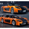 Радиоуправляемый конструктор Double E Cada Technics спорткар Mazda RX-7 масштаб 1:8, 3305 элементов - C61502W