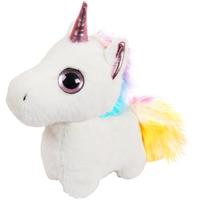 Мягкая игрушка ABtoys Глазастики. Единорог белый, 18 см - M4973