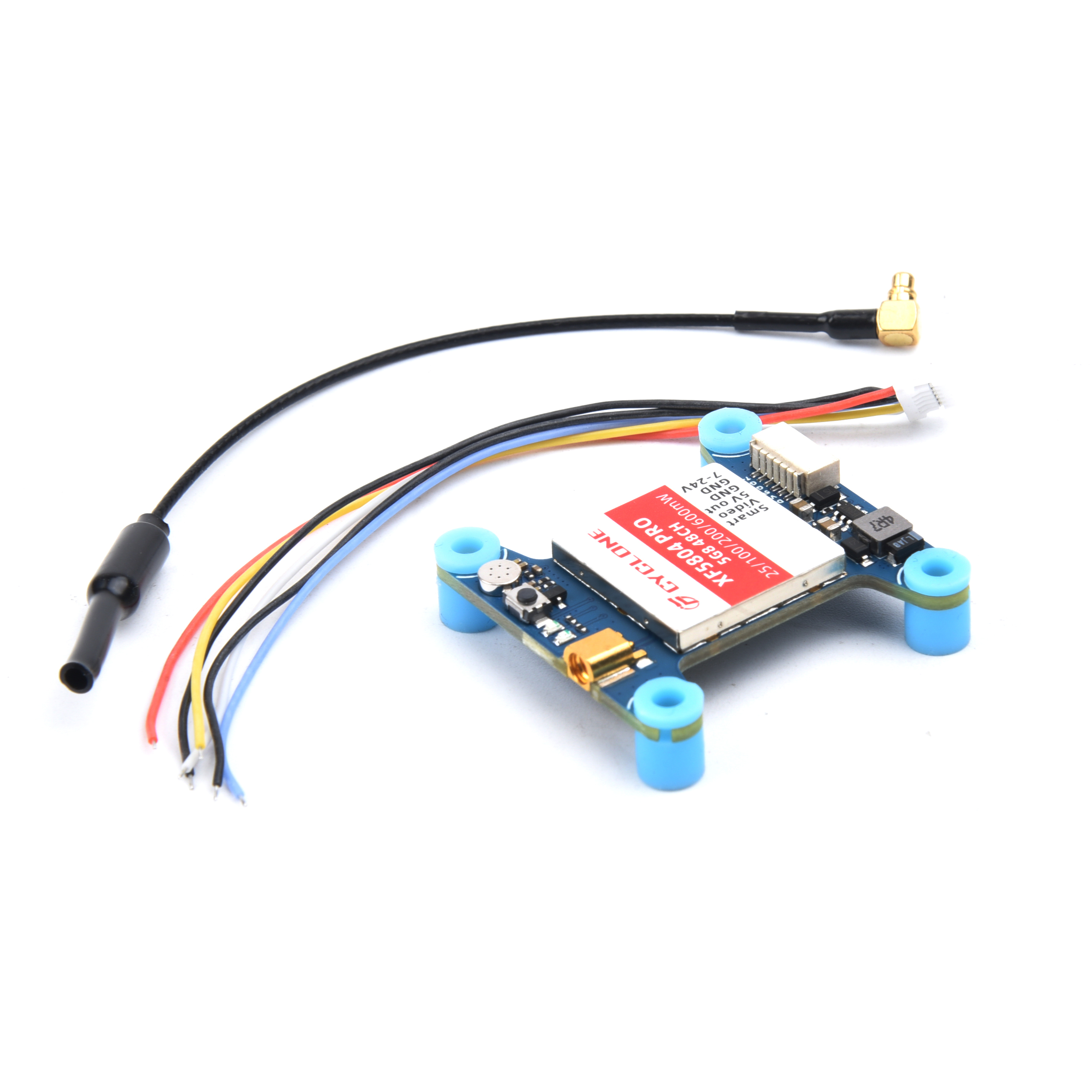 Видеопередатчик Cyclone XF5804 PRO 5,8Ghz 48CH 25|200|600mW (MMCX) - AIII-VTX-052