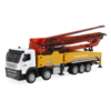 Металлический грузовик бетононасос HuiNa Toys масштаб 1:50 - HN1709-RED