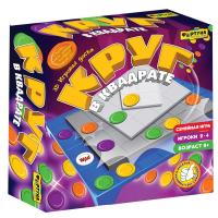 Настольная семейная игра *КРУГ В КВАДРАТЕ* - Ф77177