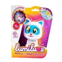 Ночник ABtoys LUMILUVS Котёнок Kitty (голубой) - LB0001A5