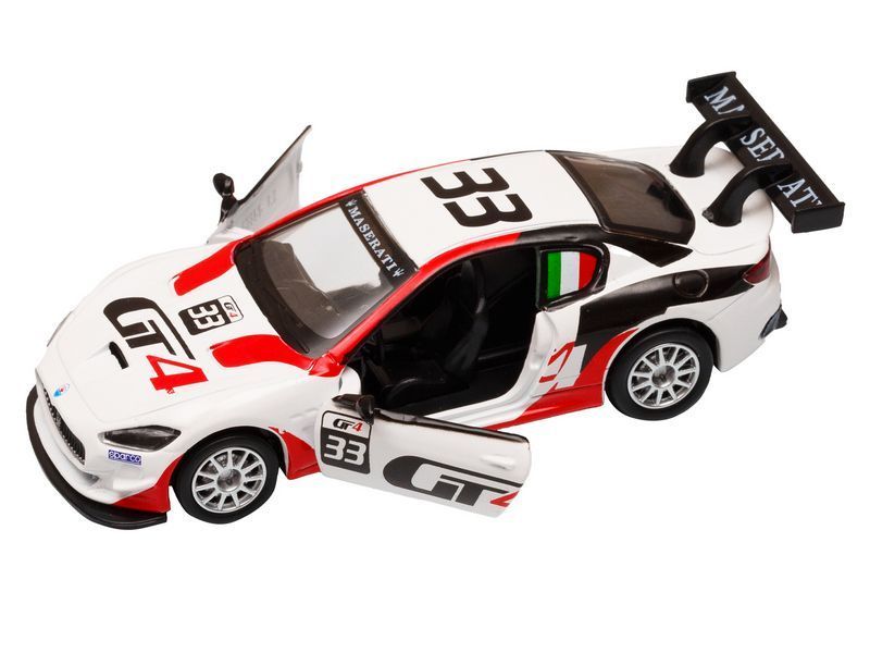 Машина Автопанорама Maserati Gran Turismo MC GT4, белый, масштаб 1:43 - JB1251216