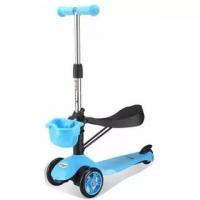 Трехколесный самокат TechTeam Sky Scooter New голубой