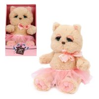 Мягкая игрушка Angel Collection Киска Персик в юбочке 23 см - 681648