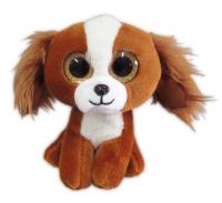 Мягкая игрушка ABtoys Собачка коричневый 15 см - M0023