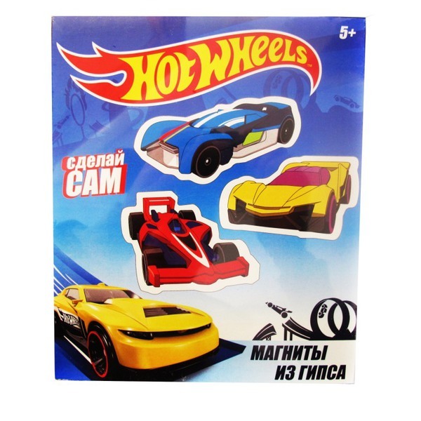 Набор для изготовления магнитов из гипса *Hot Wheels* - 88557-no