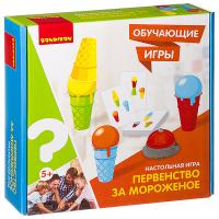Настольная игра Bondibon «ПЕРВЕНСТВО ЗА МОРОЖЕНОЕ» - ВВ3151
