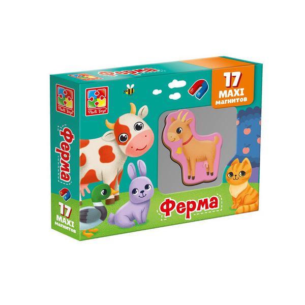 Развивающая игра Vladi Toys Набор магнитов Ферма - VT3106-18