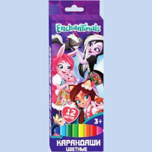 Карандаши цветные Enchantimals, 12 цветов - 88769