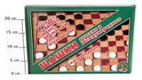 Настольная игра Шашки | шашки большие 1068 - Р38881