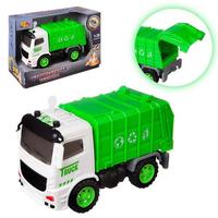 Машинка инерционная ABtoys Мусоровоз со звуковыми и световыми эффектами - C-00448